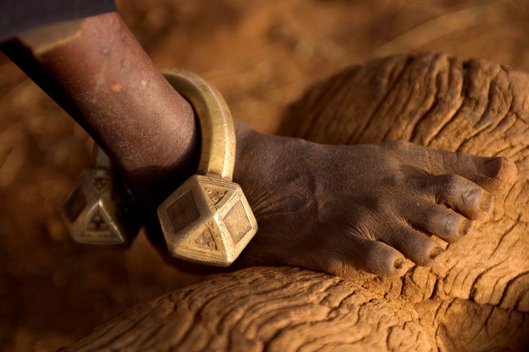 NIGER. Zango Aroki. Traditional slave anklets that women had to wear in many parts of Niger until 3 years ago. 2005.